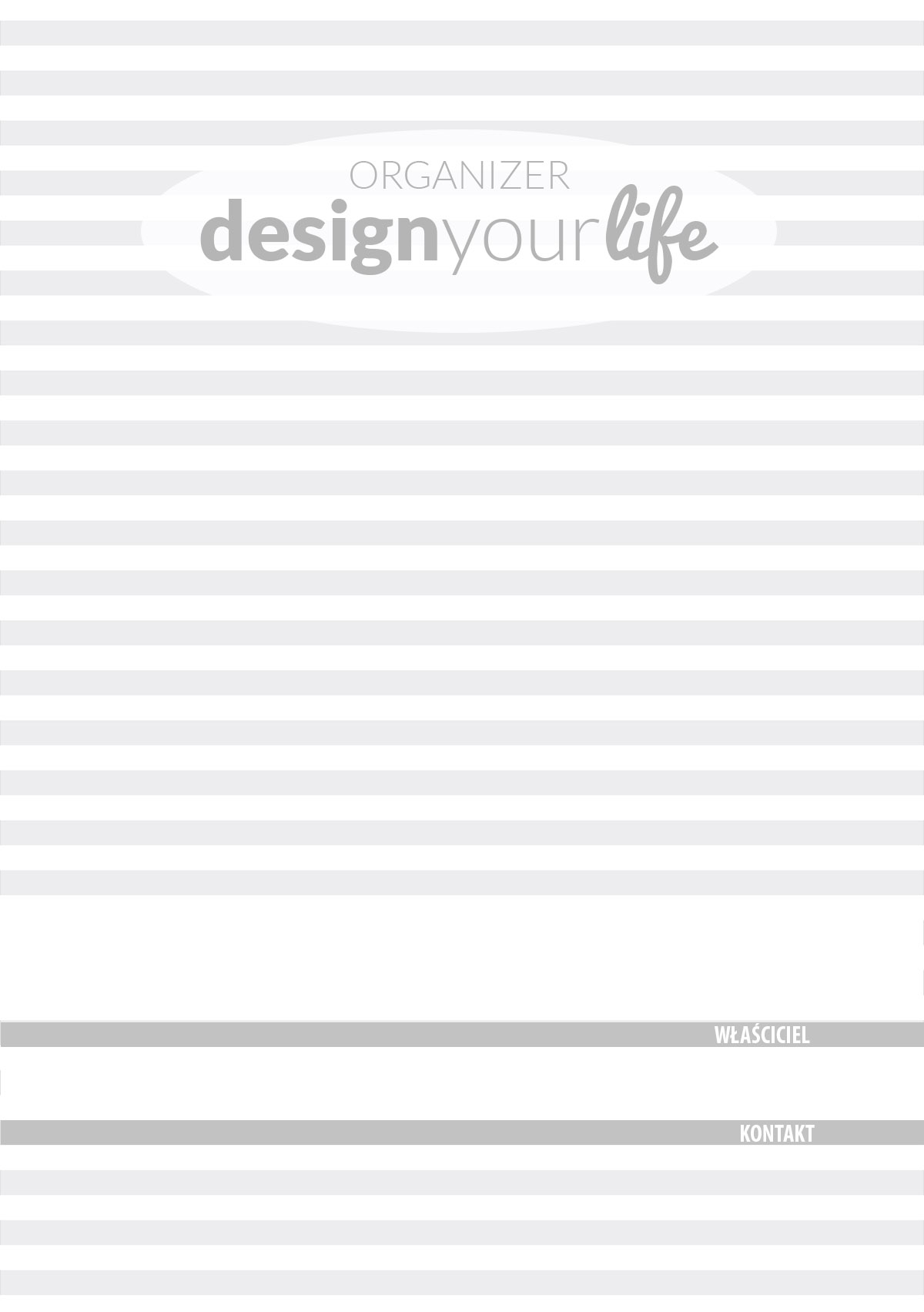 Strona tytułowa do wydrukowania - Designyourlife.pl