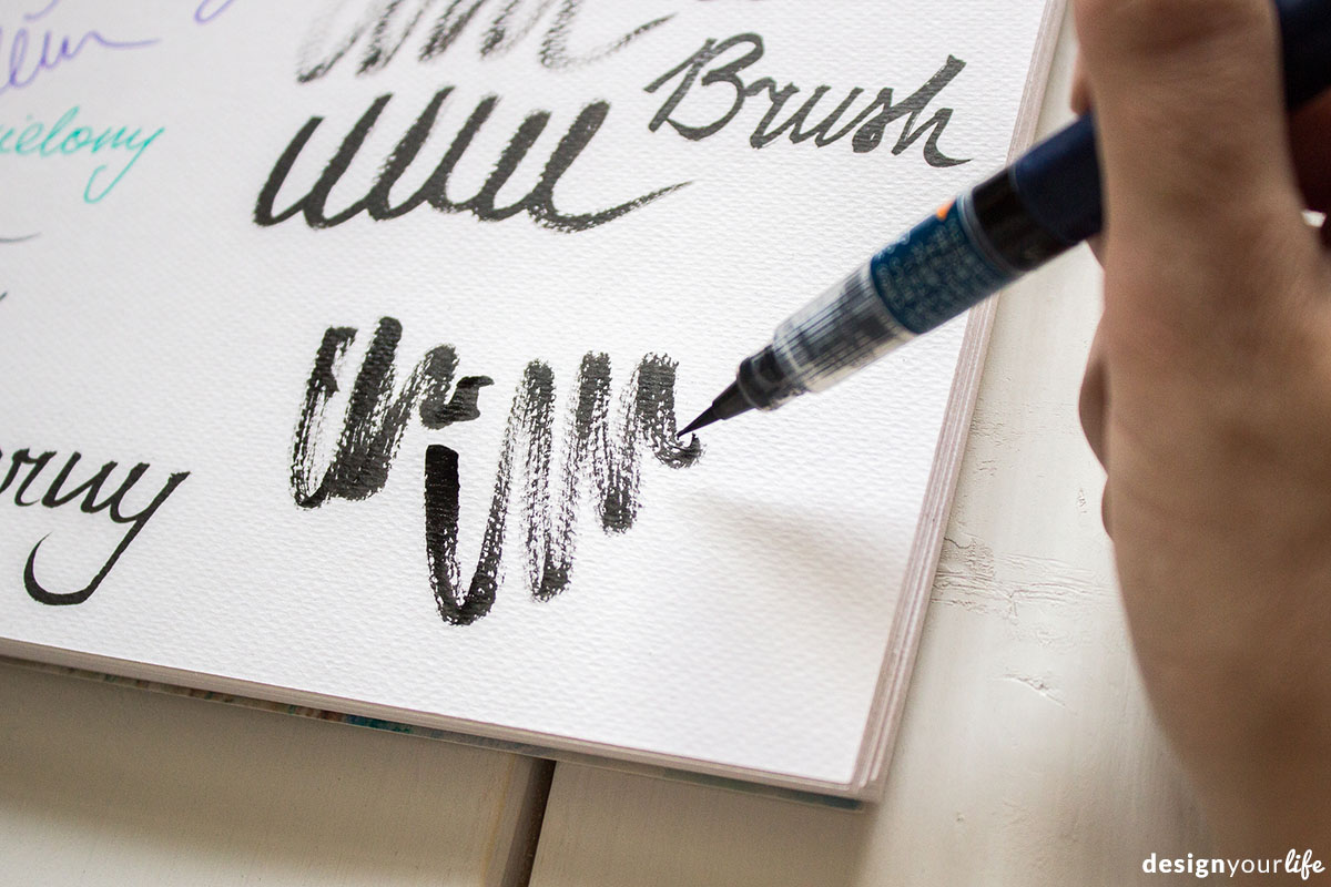 Hand lettering - Designyourlife.pl