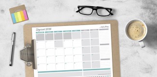 Planner do wydrukowania na styczeń 2016