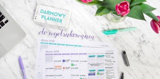 Planner na MARZEC 2016 do wydrukowania
