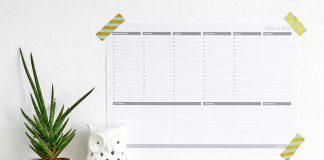 Planner tygodniowy - designyourlife.pl